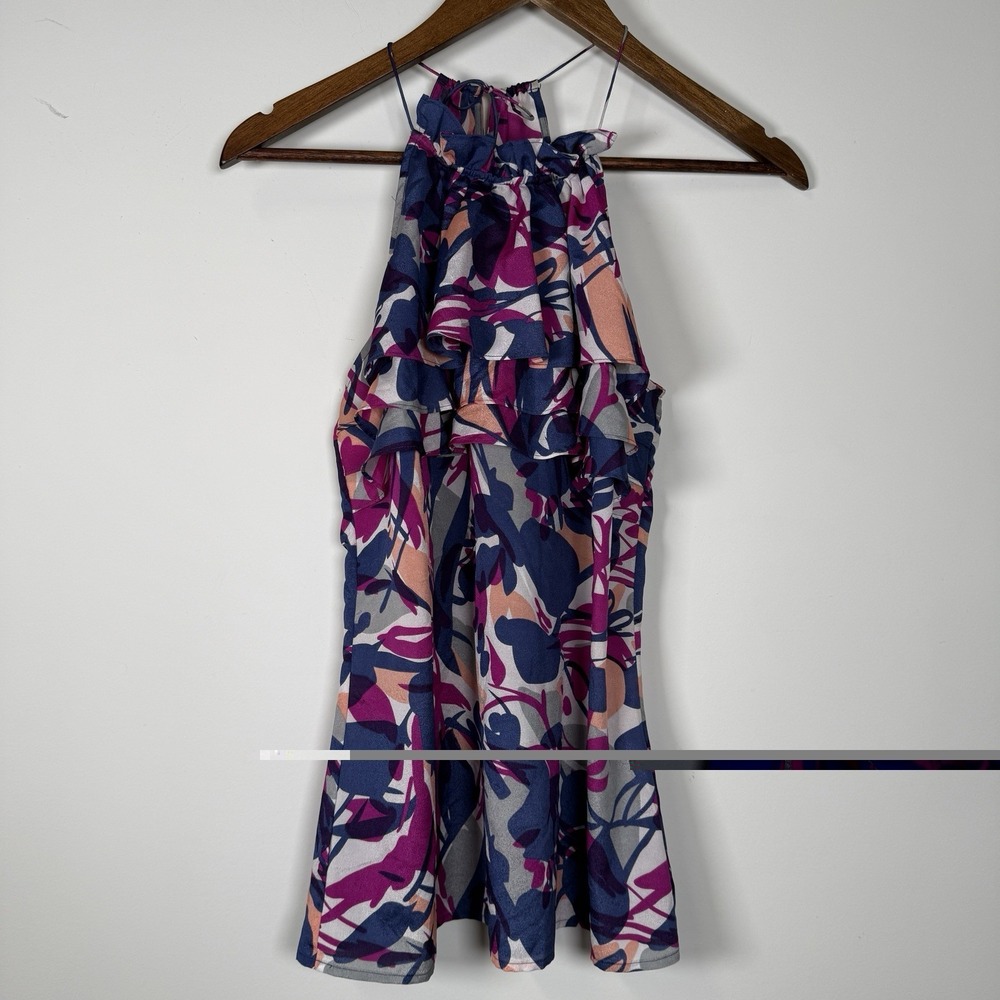 Banana Republic Halter Tank Women's‎ Medium Colorful Summer Spring Career